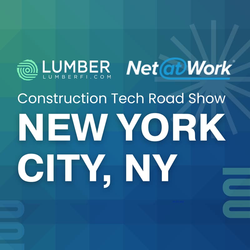 Cover Image for Construction Tech Road Show with Lumber and Net at Work