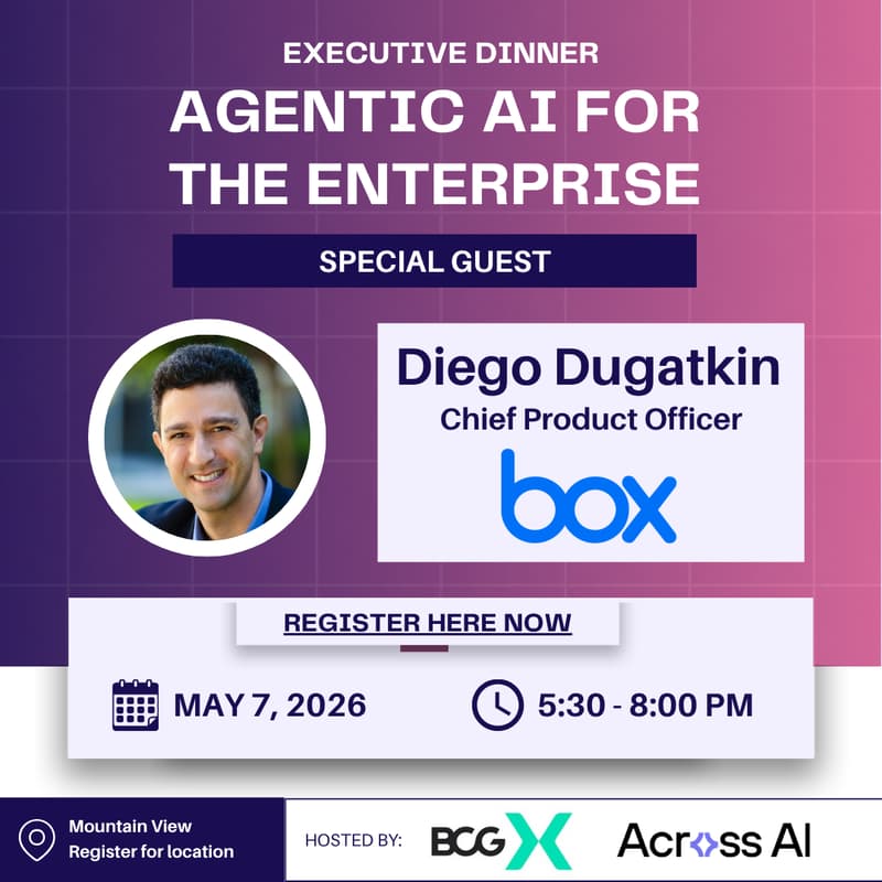 Cover Image for Executive Dinner: Agentic AI for the Enterprise