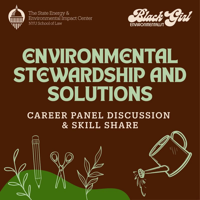 Cover Image for Environmental Stewardship and Solutions Panel and Skillshare