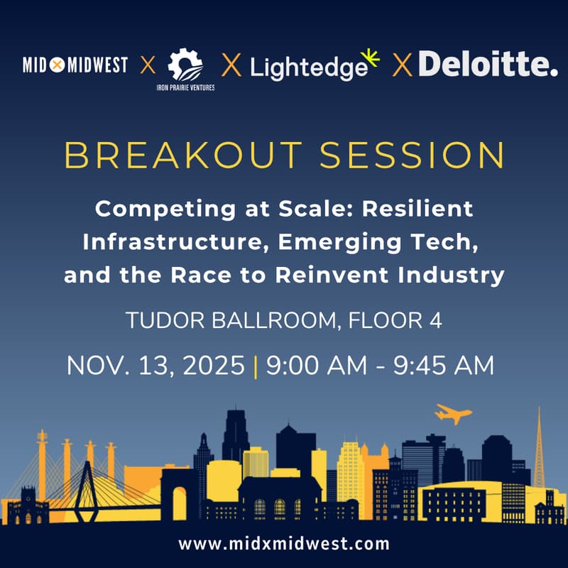 Cover Image for MXMW Breakout Session - Competing at Scale: Resilient Infrastructure, Emerging Tech, and the Race to Reinvent Industry