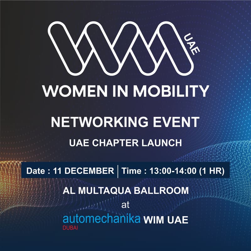Cover Image for WOMEN IN MOBILITY NETWORKING EVENT        UAE CHAPTER LAUNCH