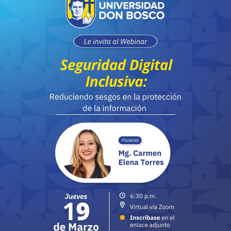 Cover Image for Webinar: Seguridad digital inclusiva - MSGRI