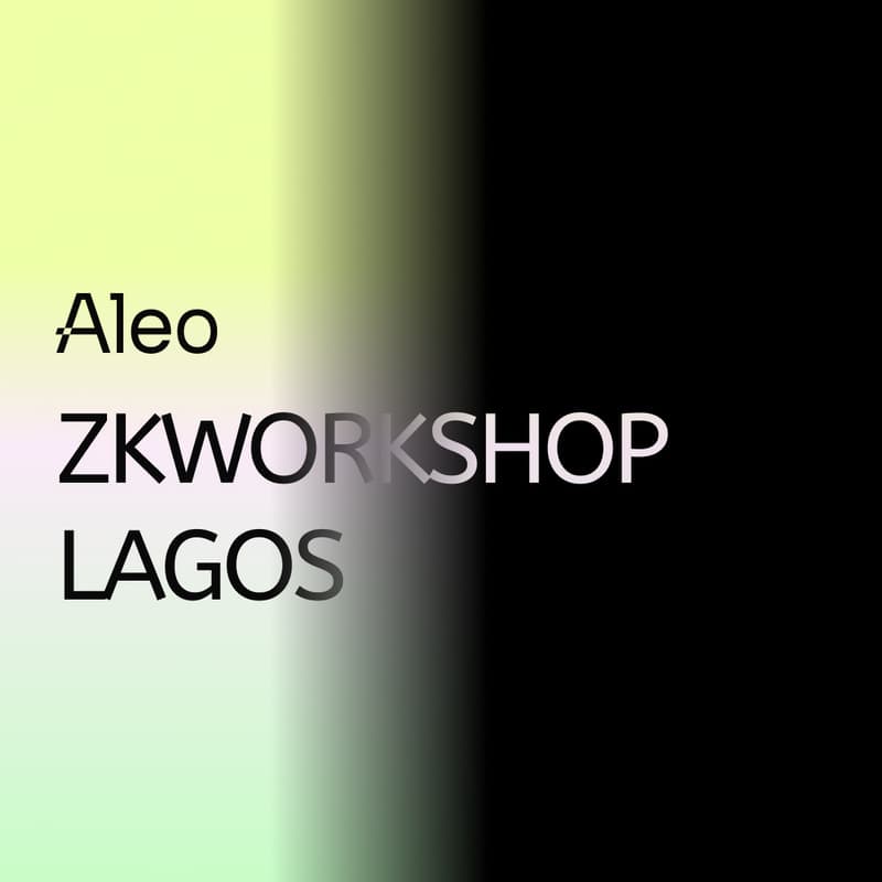 Cover Image for Aleo zkWorkshop Lagos