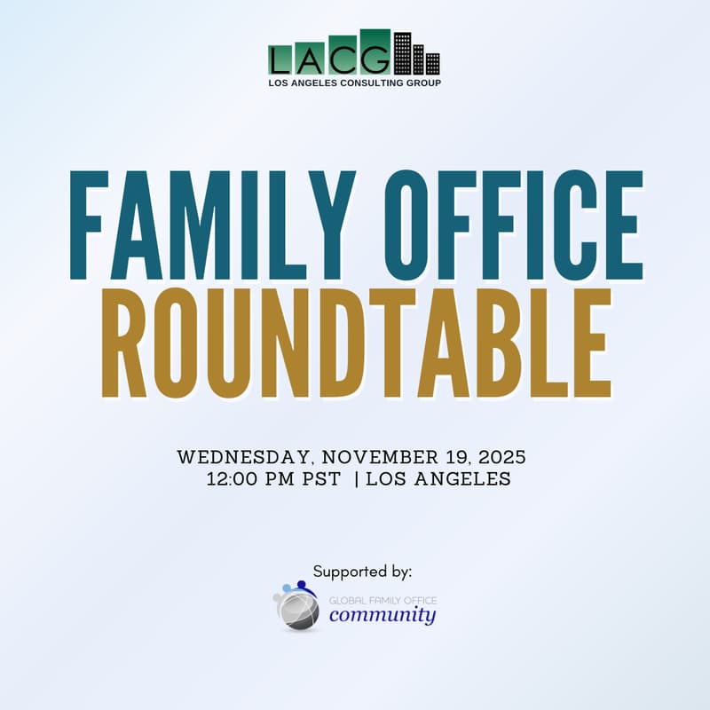 Cover Image for November 19: Family Office Roundtable