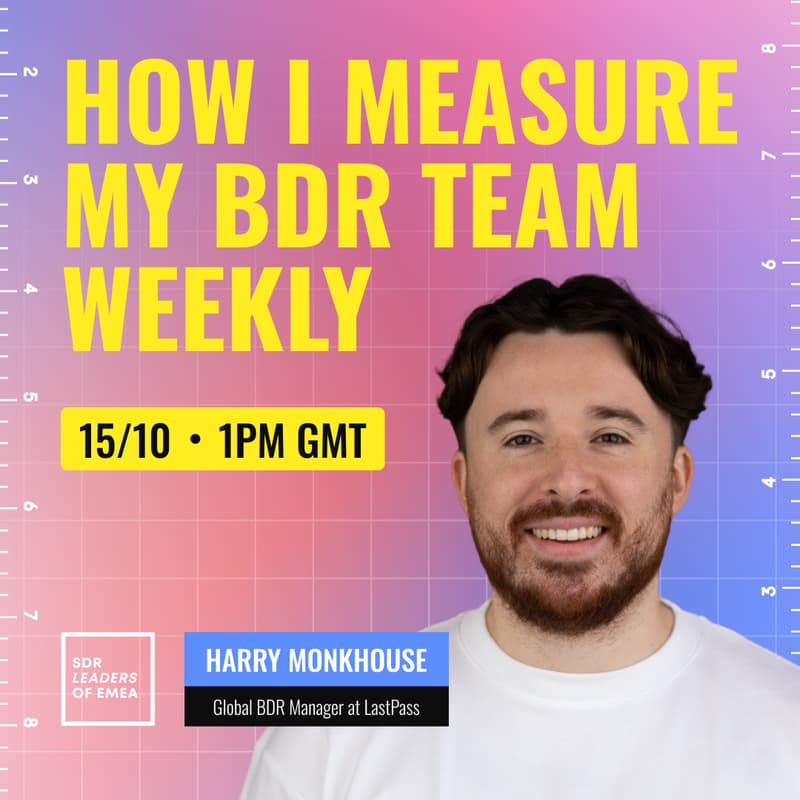 Cover Image for How I Measure My BDR Team Weekly