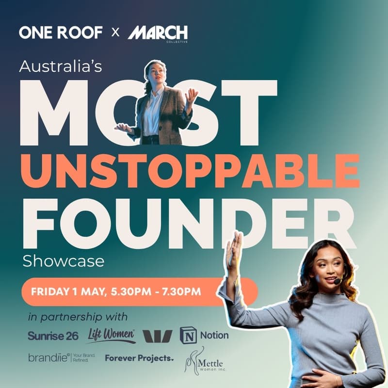 Cover Image for Australia's Most Unstoppable Founder Competition Showcase