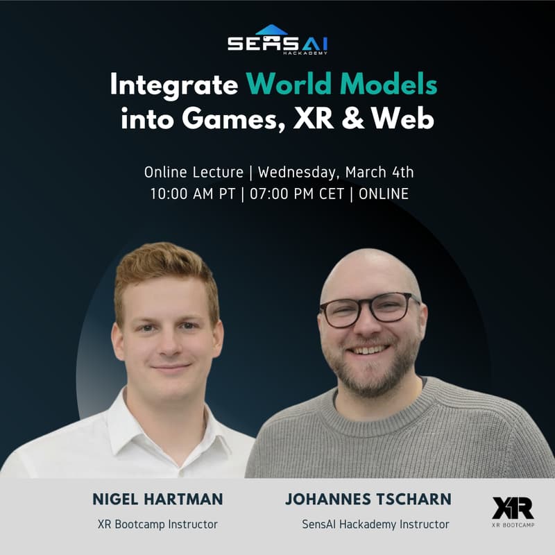 Cover Image for How to Integrate World Models into Games, XR & WebXR - Workshop