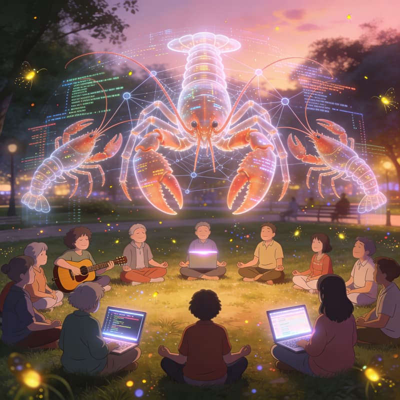 Cover Image for 🦀 FIRST MOLT — Buenos Aires: From Memespace to Atomspace