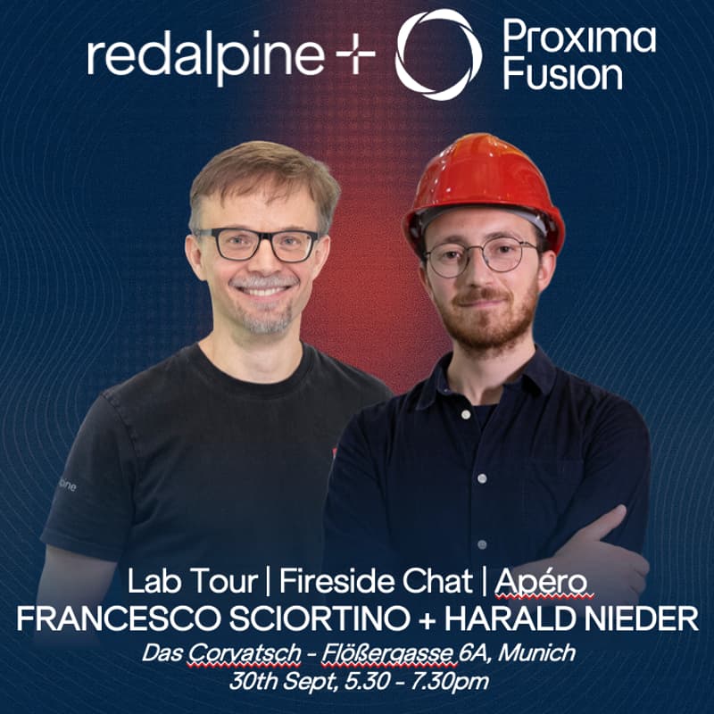 Cover Image for Bits & Pretzels redalpine x Proxima Fusion lab tour + apéro