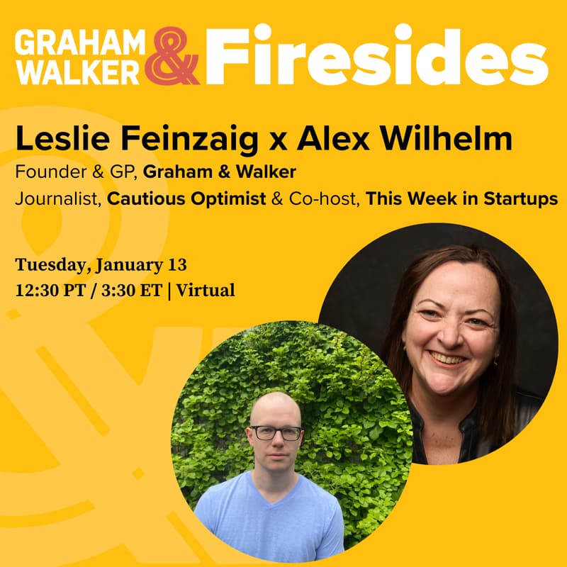 Cover Image for Fireside Chat: Leslie Feinzaig x Alex Wilhelm