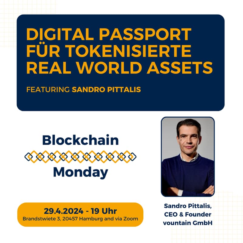 Cover Image for Blockchain Monday: Digital Passport für tokenisierte Real World Assets