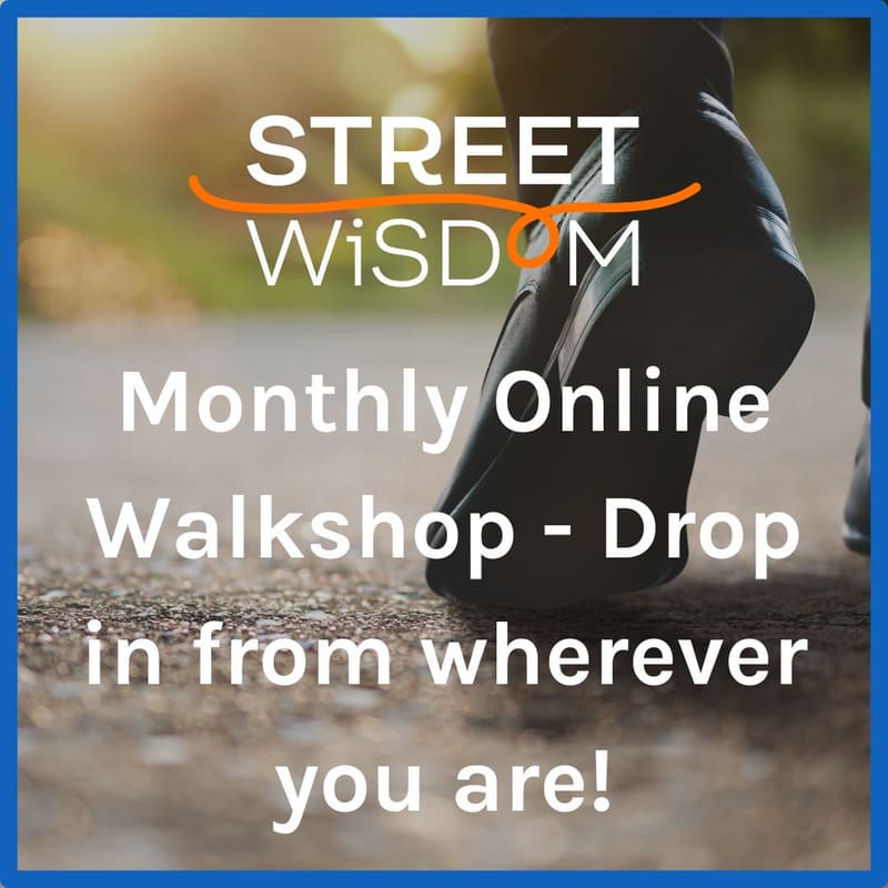 Cover Image for Online Street Wisdom Walkshop - Drop in from wherever you are! 27th November 2024, 1pm UK time
