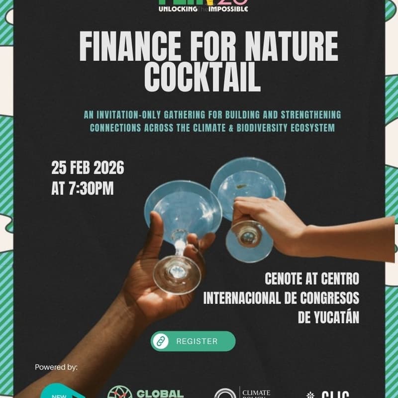 Cover Image for Finance for Nature: A Cenote Cocktail Gathering