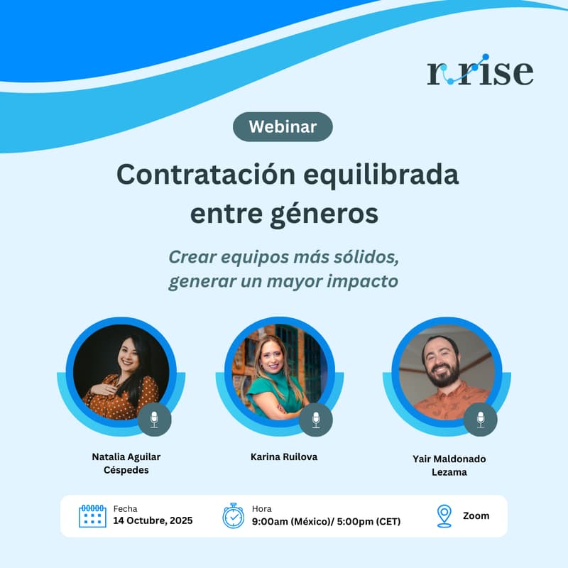 Cover Image for Webinar: Contratación equilibrada entre géneros – crear equipos más sólidos, generar un mayor impacto