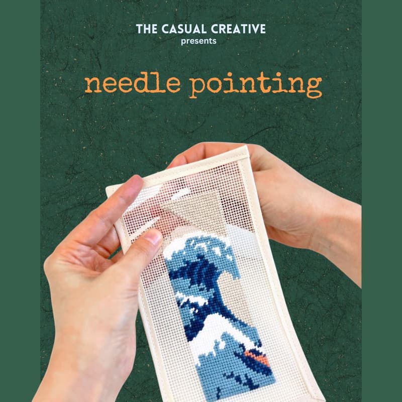 Cover Image for Sip & Stitch - Needle Point Bookmarks