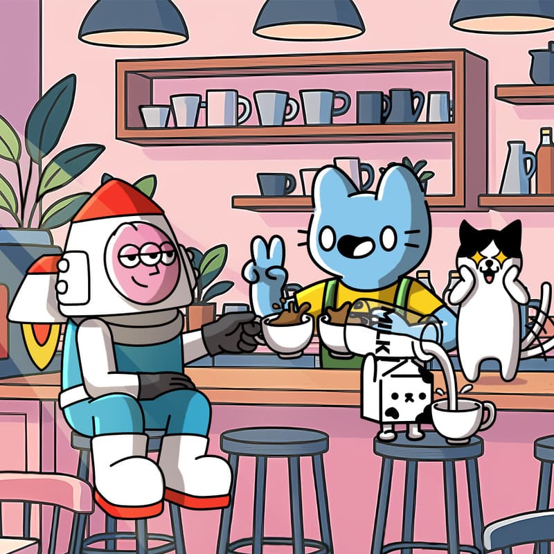 Cover Image for Cool Cafe with Mocaverse