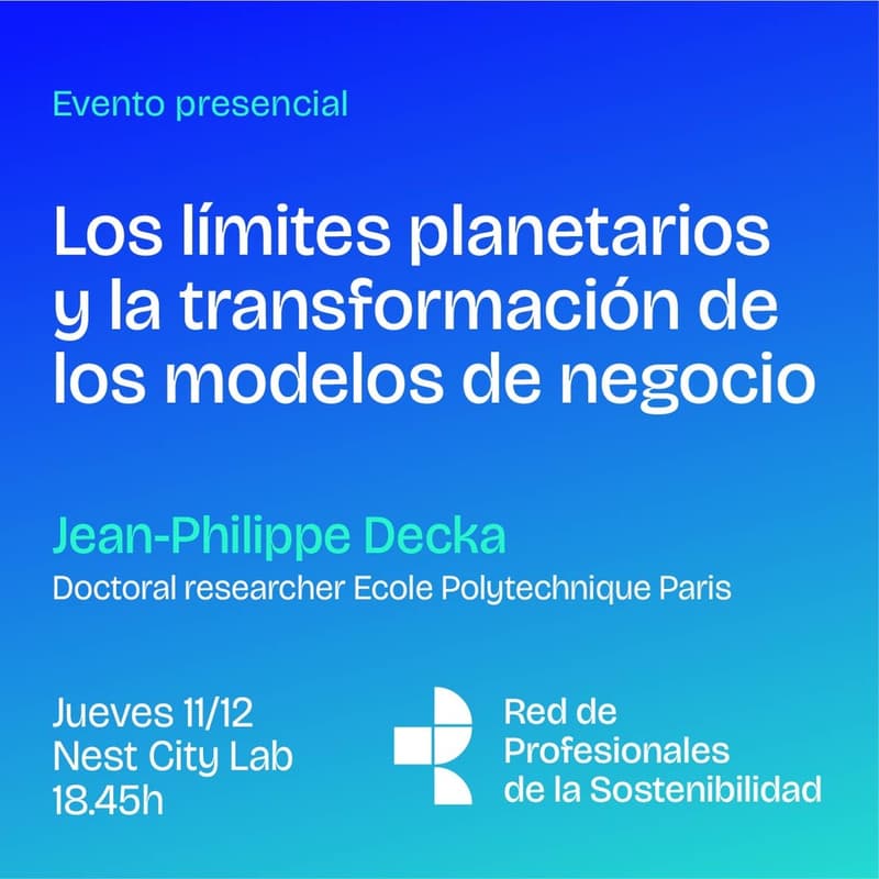 Cover Image for Profesionales de la sostenibilidad: evento mensual en barcelona