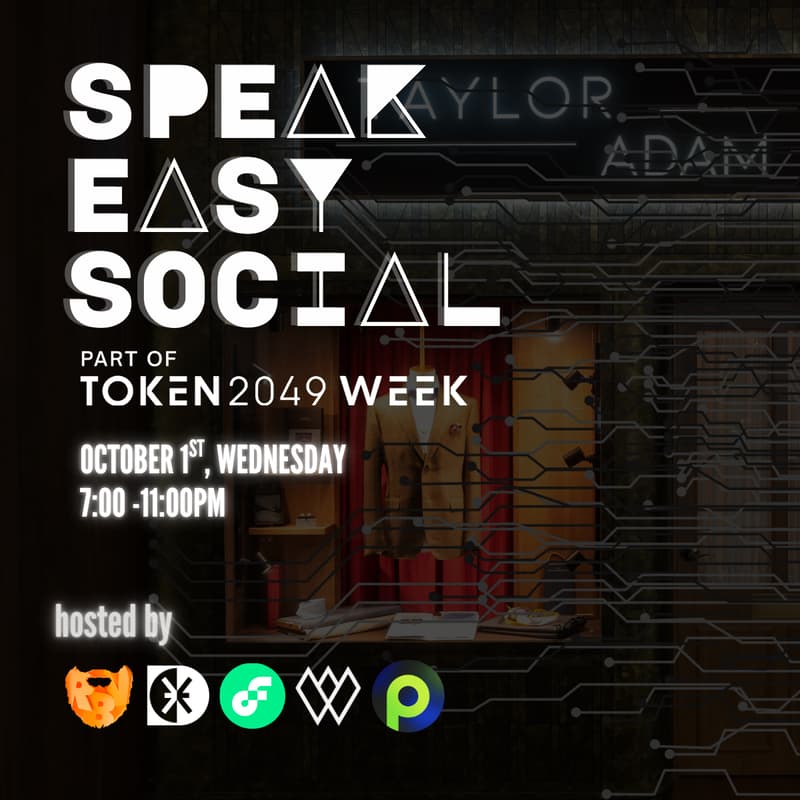 Cover Image for Speakeasy Social by Red Beard Ventures, Denarii Labs, Flow, Wilder World & Peapods Finance