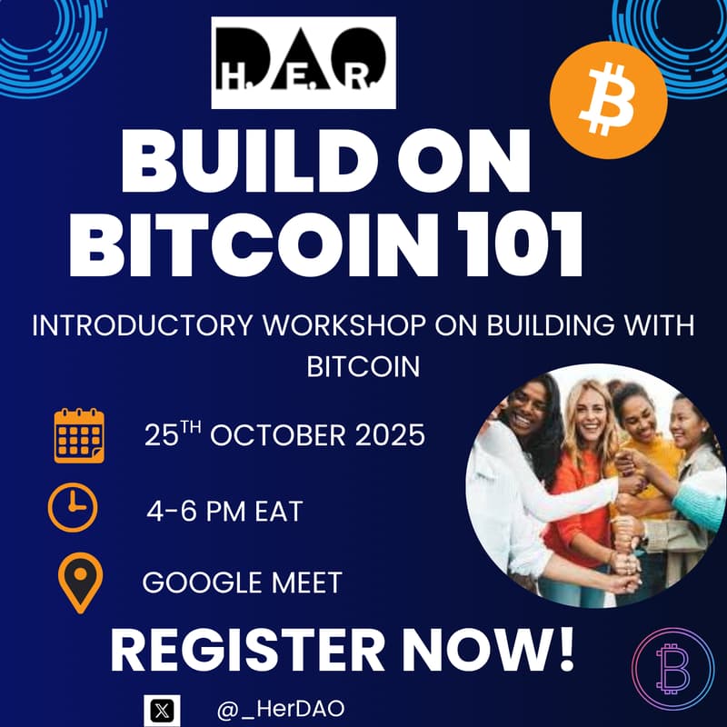 Cover Image for Build on Bitcoin 101 — Women’s Dev Session