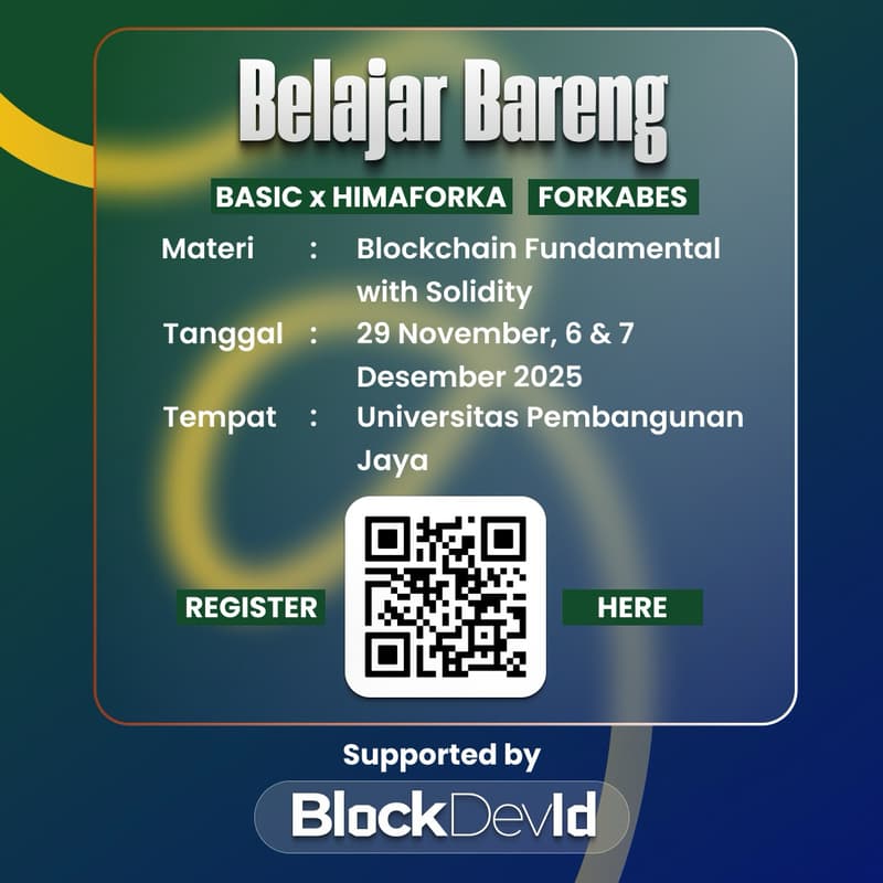 Cover Image for Belajar Bareng Basic X HIMAFORKA (Blockchain fundamental)