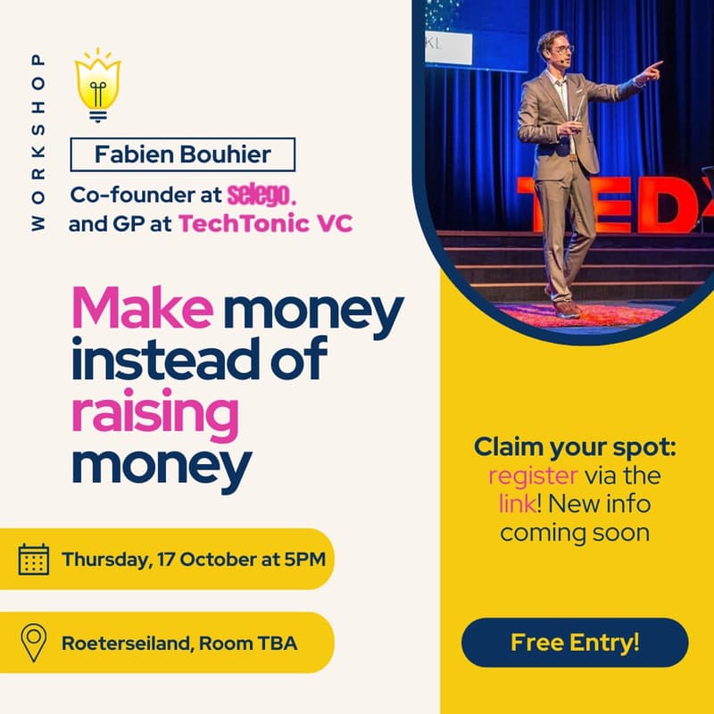 Cover Image for Make money instead of raising money