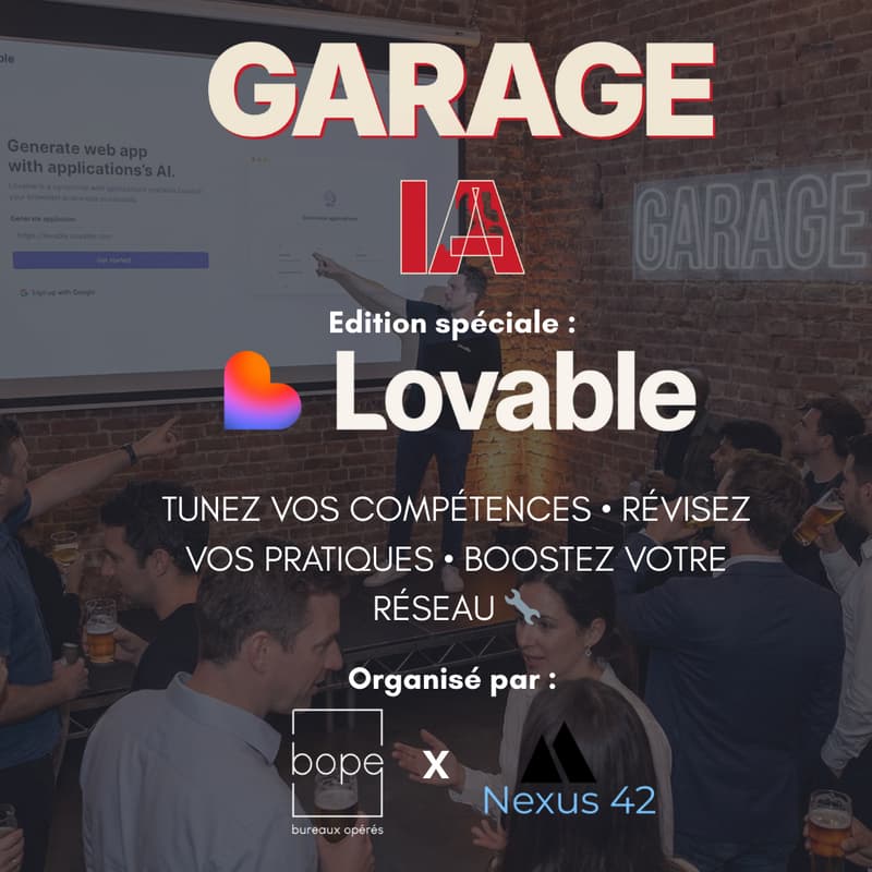 Image de couverture pour Garage IA : LOVABLE