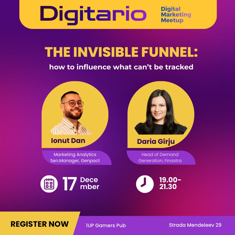 Cover Image for Digitario Meetup: the invisible funnel in marketing