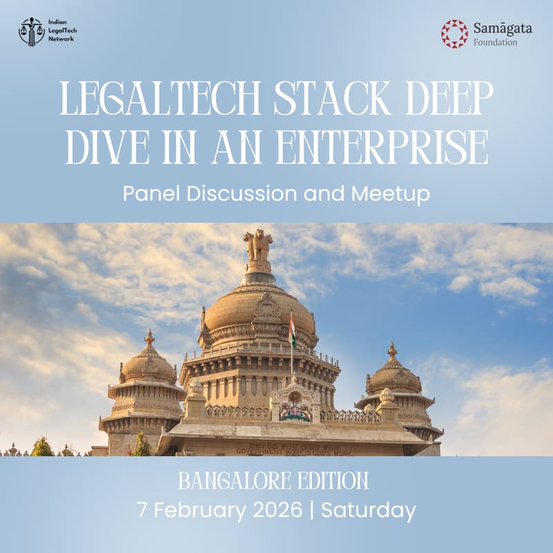 Cover Image for LegalTech Stack Deep Dive in an Enterprise - Panel Discussion and Meetup