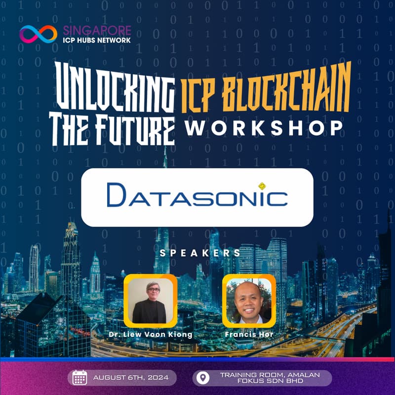 Cover Image for Unlocking the Future: ICP Workshop for Innovative Minds (DATASONIC)