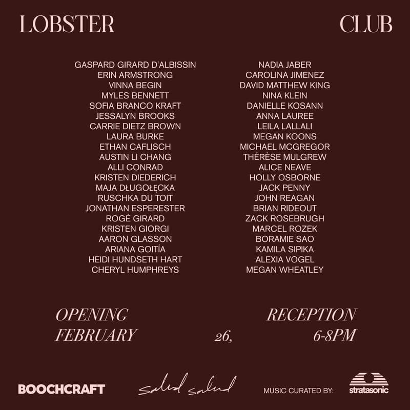 Cover Image for lobster club: the LA group show