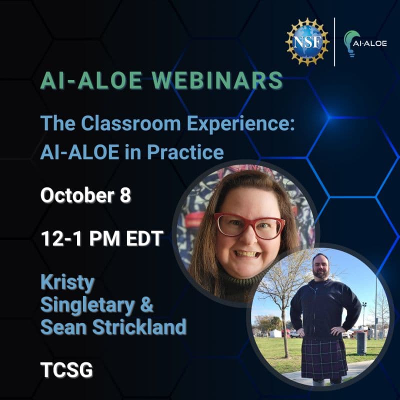 Cover Image for The Classroom Experience: AI-ALOE in Practice