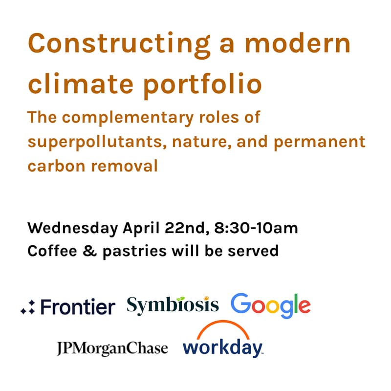 Cover Image for Constructing a modern climate portfolio: The complementary roles of superpollutants, nature, and permanent carbon removal