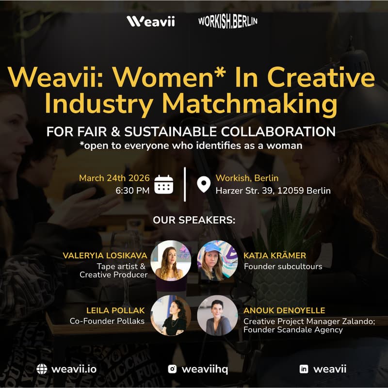 Cover Image for Weavii: Women In Creative Industry Matchmaking