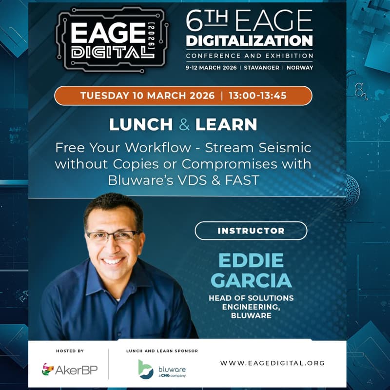 Cover Image for EAGE DIGITAL Lunch & Learn - Bluware