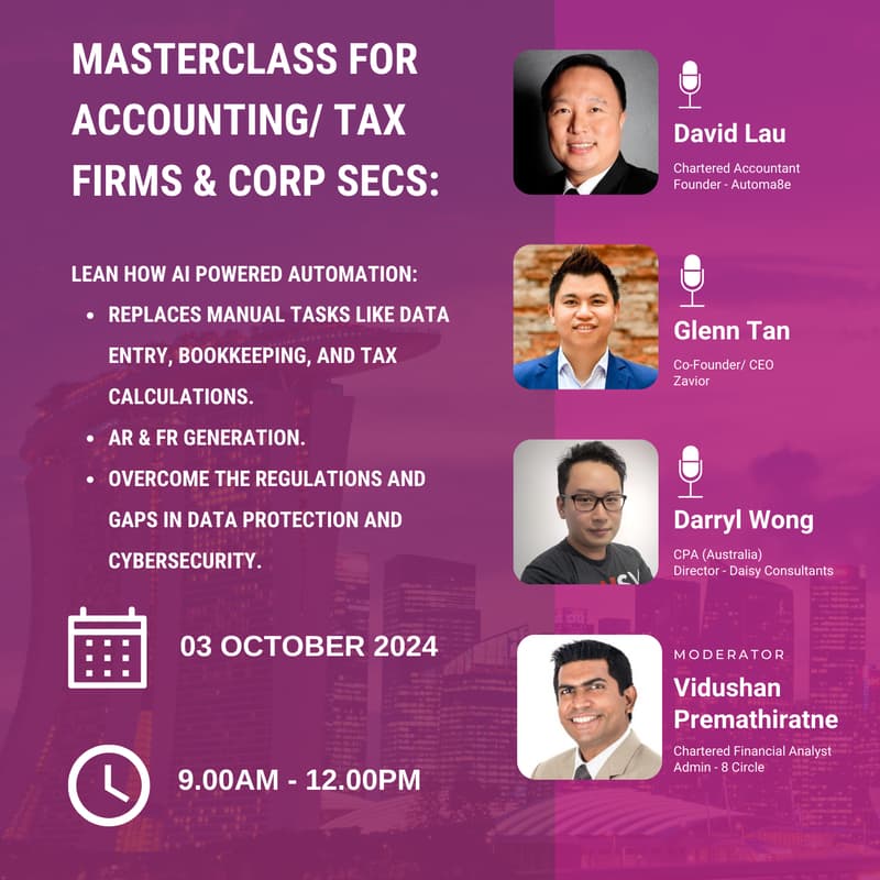 Cover Image for Masterclass for Accounting Firms &              Corp-Secs