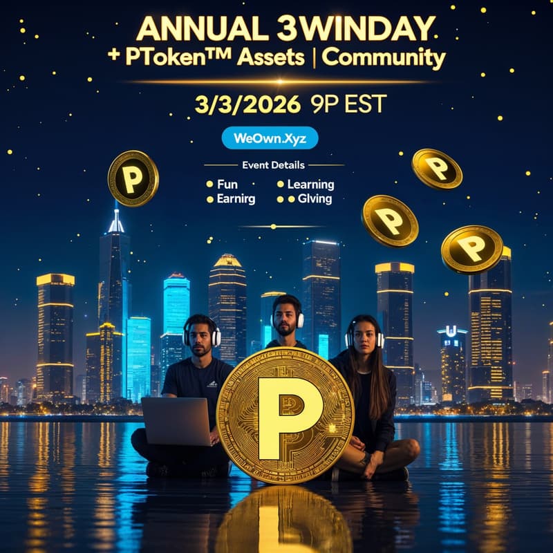 Cover Image for Annual #3winDay + 🪙 pToken™ Assets｜Community Call #s003-01 {3/3/2026 9p EST}