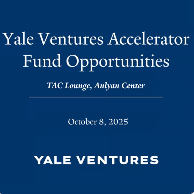 Cover Image for Yale Ventures Accelerator Fund Opportunities, TAC