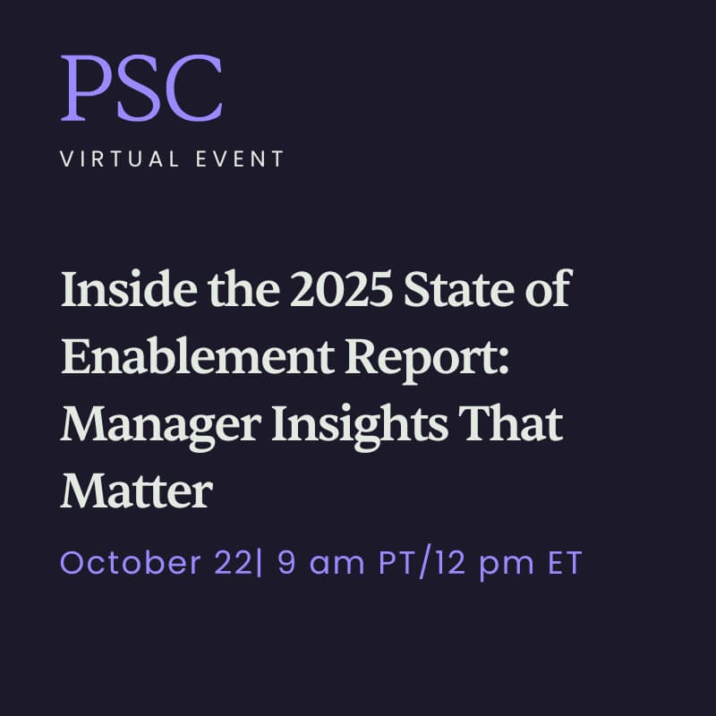 Cover Image for Inside the 2025 State of Enablement Report: Manager Insights That Matter
