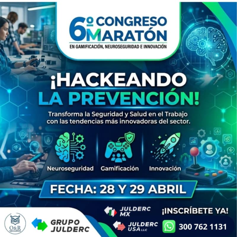 Cover Image for 6 Congreso Maratón en Gamificación, Neuroseguridad e Innovación