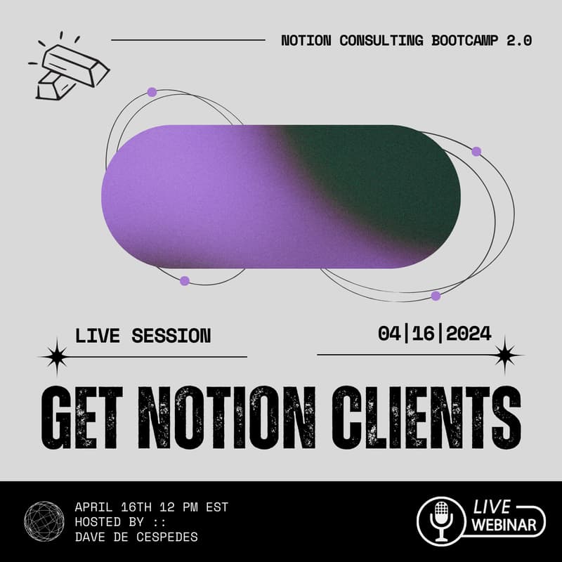 Cover Image for How to Get Notion Clients