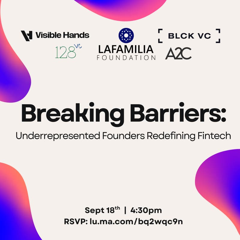 Cover Image for Breaking Barriers: Underrepresented Founders Redefining Fintech