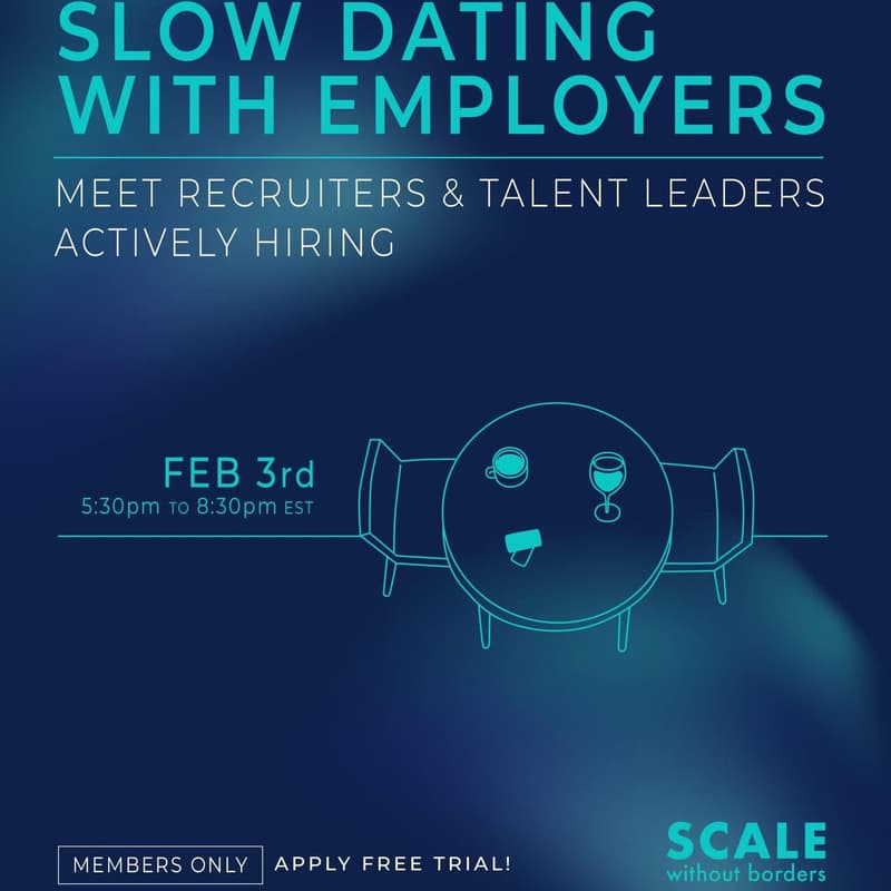 Cover Image for Private Career Fair and Employer Slow-Dating Night