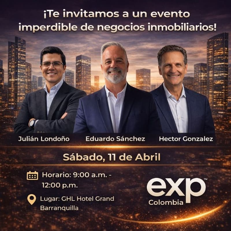 Cover Image for 🚀 Presentación Presencial eXp Realty – Descubre una nueva forma de crecer en el sector inmobiliario