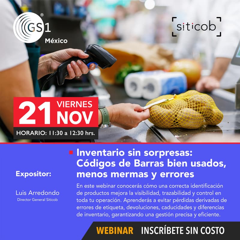 Cover Image for Inventario sin sorpresas: Códigos de Barras bien usados, menos mermas y errores