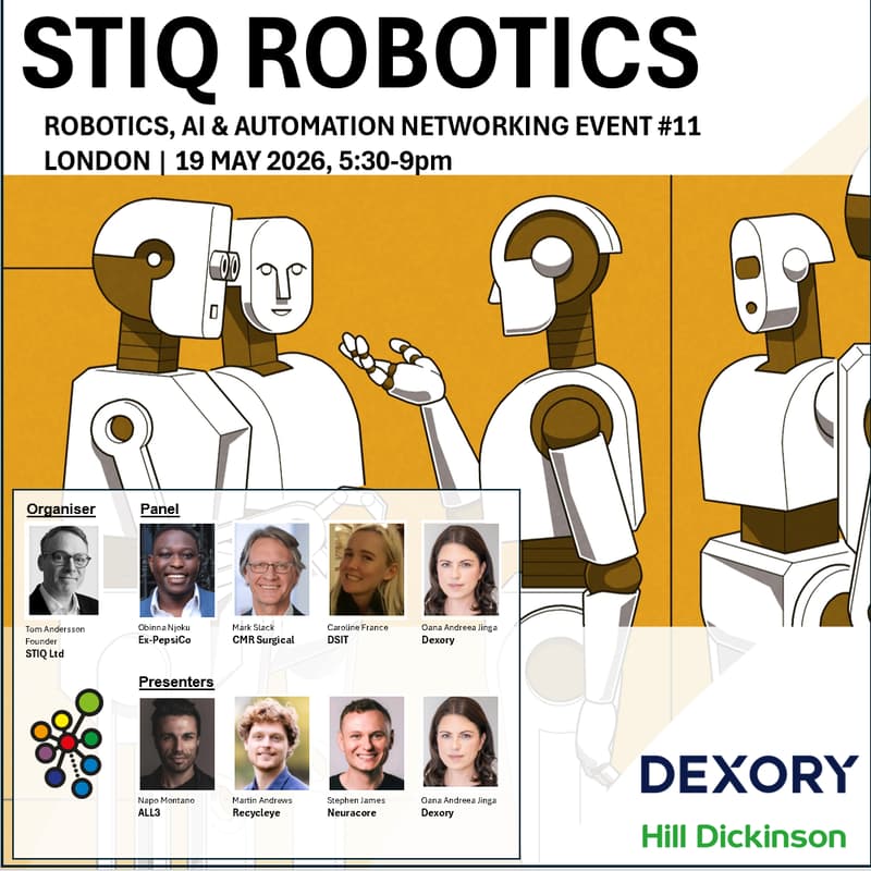 Cover Image for STIQ ROBOTICS evening networking event (#11)