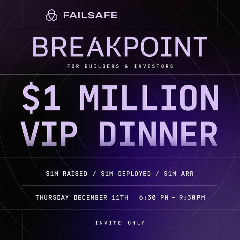 Cover Image for $1 Million VIP Dinner (Builders & Investors)