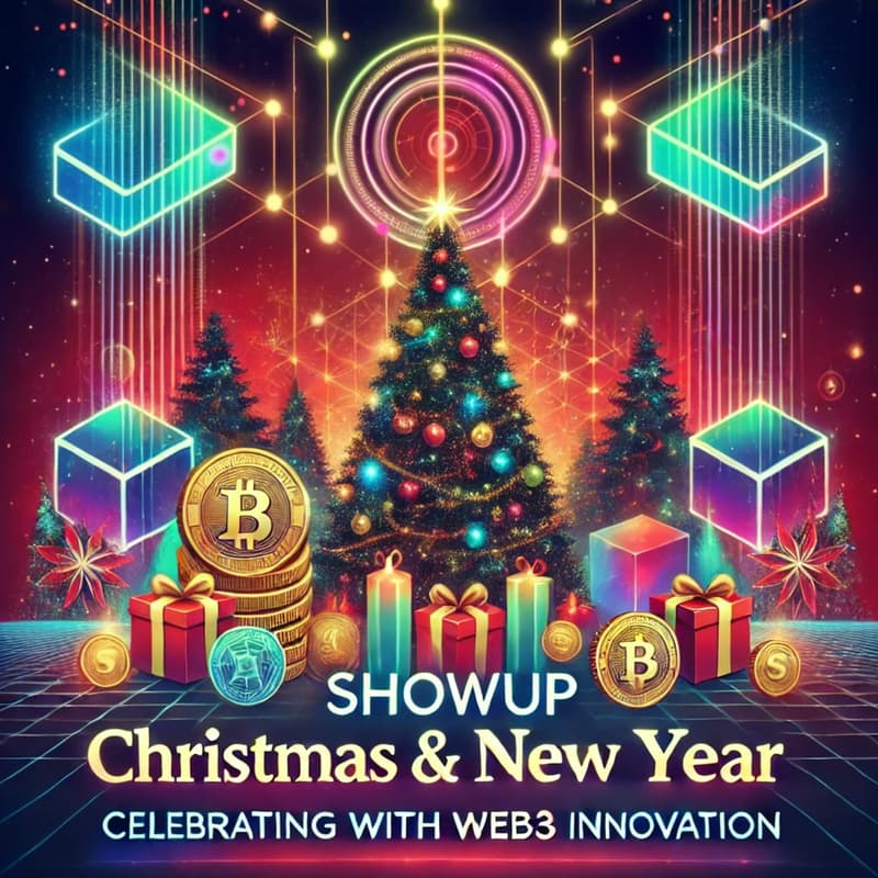 Cover Image for 🎄 ShowUp Christmas & New Year Event: Celebrating the Future of Web3! 🧑‍🎄