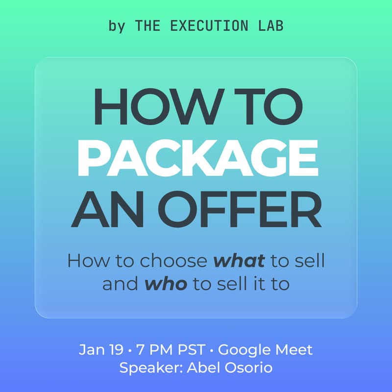 Cover Image for How to Package an Offer People Actually Pay For