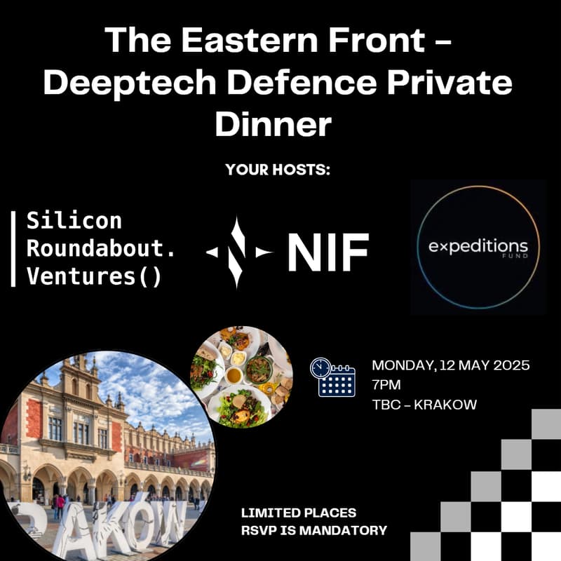 Cover Image for The Eastern Front: Deeptech Defence Private Dinner