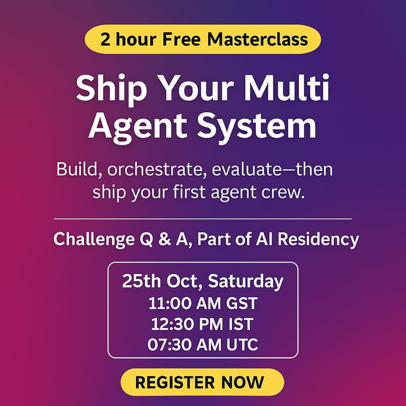 Cover Image for Ship your Multi Agent System